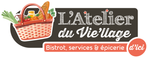 Logo de l'Atelier du Vie'llage • Bistrot, services & épicerie d'ici • Claveyson • Drôme des collines